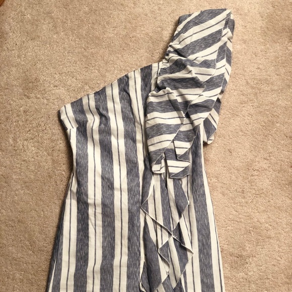 Free Generation Women's One-Shoulder Ruffle Dress - Picture 3 of 8